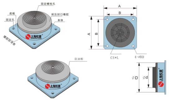 JBQ空氣減震器結(jié)構圖